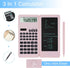 Scientific Calculators for Middle School & High School, Solar and Battery Power with Notepad for School?10 Digits Digital with Erasable Writing Bo...