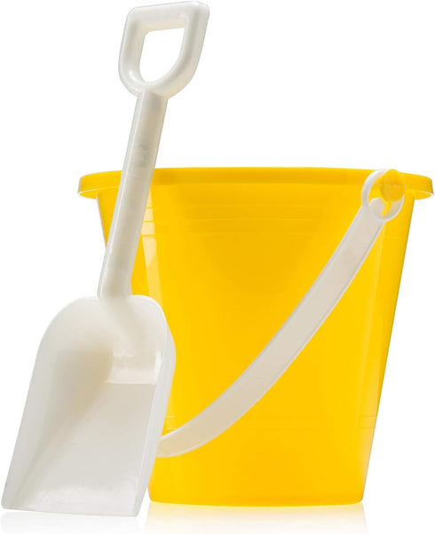Top Race 6 Pack of 5 Beach Pails Sand Buckets and Shovels Toy | Pool and Swim Toys for Kids | Toddler Sandcastle Molds | Kids Sandbox Accesory Set...