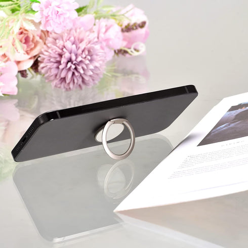 uxcell Phone Ring Holder, Ultra-Thin Cellphone Stand 360 Rotation Grip, for Magnetic Car Mounts, Red...