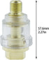 2PCS 1/4 Inch NPT Automatic Mini Lubricator Air Compression Oil Lubricator Suitable for Pneumatic Tool Lubrication...