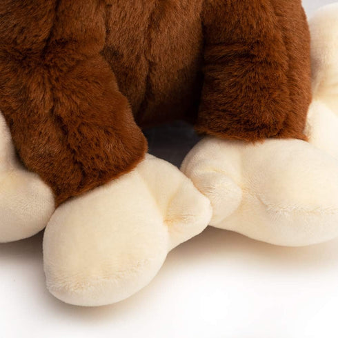 HollyHOME Plush Monkey Stuffed Animals Cute Monkey Toys Birthday Gifts for Kids 12 Inch Brown...