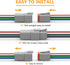 Newdeli Deutsch 6 Pin Connector Kit Waterproof Electrical Connector 16 AWG Male and Female Automotive Wire Connectors for Car Truck Boat, Dt Conne...