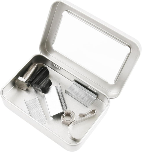 2Pack Portable Dental Floss Case with Transparent Window,Empty 3.4 * 2.3 * 0.7inch / 87x60x18mm Reusable Floss Holder,Dental Floss Dispenser for T...