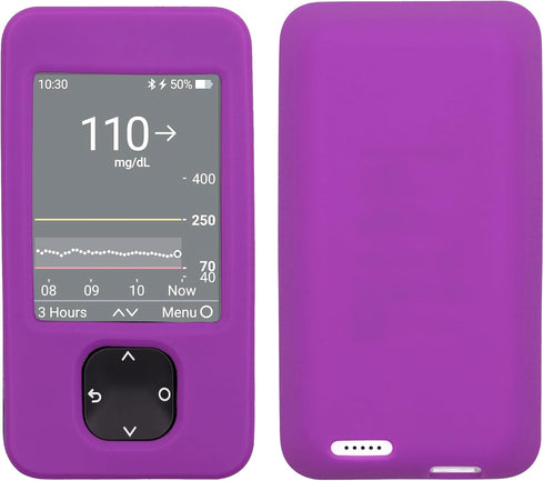 Silicone Soft Case for Dexcom G6 & Dexcom G7 Receiver (purple)...