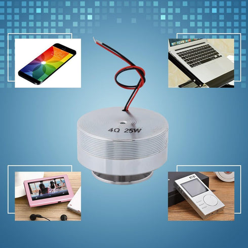 Hilitand Resonance Speaker 50MM All Frequency Resonance Speaker Vibration Strong Bass Loudspeaker 2 Inch for Computer Laptop MP3 MP4 Cd Mobile Pho...