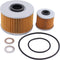 ApplianPar Oil Filter and O Ring Change kit for Honda Pioneer 1000 1000-5 2016-2021 replaces 94109-14000 94109-12000 15412-MGS-D21 15412-HP7-A01 9...