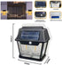 LED Dual Core Outdoor Lighting Solar Warm Light Wall Lamp? Wireless Dusk to Dawn Motion Sensor LED Sconce Lights IP65 Waterproof....