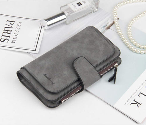 Wallet for Women RFID Blocking Clutch Purse Long Ladies Credit Card Holder Organizer(Dark Grey)...