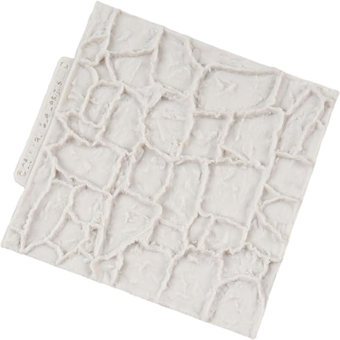 Rock Texture Silicone Lace Mold Brick Wall Texture Fondant Molds Stone Texture Mold for Cake Decoration Cupcake Topper Chocolate Candy Polymer Cla...
