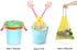 5 Gallons Drawstring Trash Bag, Colorful Small Waste Basket Bags, Strong Kitchen Garbage Bag Rubbish Bags for Home, Kitchen, Bathroom, Office, 4 R...