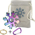 18-in-1 Snowflake Multi-Tool Screwdriver, Stainless Steel 18-1 Multitool Snow Tool (Multicolor)...