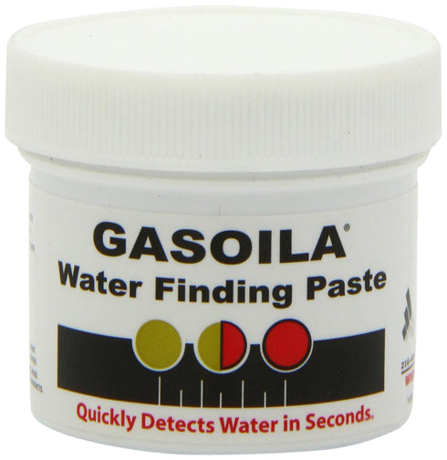 Gasoila Water Finding Paste - Fuel Water Detection Gasoline, Diesel, Kerosene, Petroleum | 2.5 oz Jar | Quick Color Change | Reliable & Easy to Us...