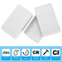 ABS Plastic Project Boxes for Electronics, Waterproof Junction Box, Electrical Project Enclosure, Black Dustproof Project Case (White-3.93 x 2.36 ...