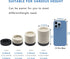 4 Sets Furniture Risers Bed Risers (Beige), 1.3 inch Heavy Duty Bed Lifts Risers for Table, Sofa, Couch, Desk, Chair Risers Supports Up to 1,300 l...