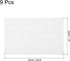 uxcell 13 x 20.9" Silicone Dehydrator Sheets, 9 Pcs Non-Stick Dehydrator Drying Mesh Reusable Fruit Dryer Mat for Food Dehydrator Fruit Dryer, Whi...