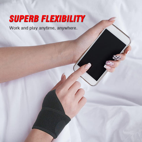 Wrist Brace for Carpal Tunnel, Comfortable and Adjustable Wrist Support Brace for Arthritis and Tendinitis, Wrist Compression Wrap for Pain Relief...