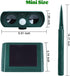 Dark Green Solar - Garden - Tool, IPX8 Waterproof Machine for Outdoor, Auto Tool Tool Set Work on Cat Rabbit, etc...