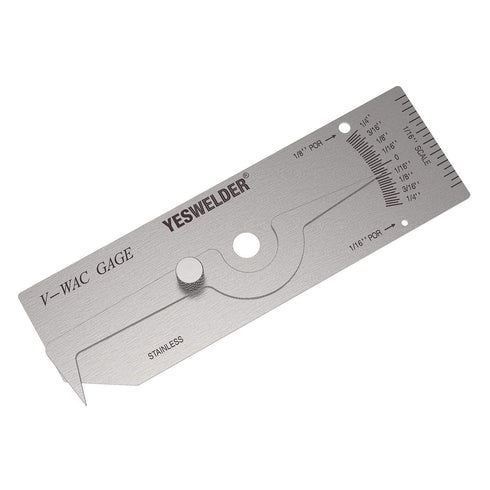 YESWELDER V-WAC Single Weld Gage Inch Inspection Gauge...