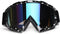 Dirt Bike & Motocross Goggles - Anti UV, Dustproof & Fog Resistant, Bendable, Color Lens (Black)...