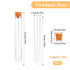 28PCS Clear Plastic Test Tubes with Lids, 15x100mm (15ml) Plastic Vials with Seal Cap Container Transparent Test Tubes with Cork Stoppers for Samp...