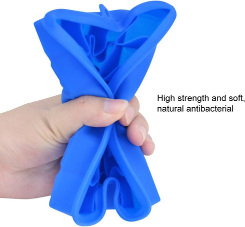 Ice Cube Tray, Silicone Square Ice Trays Easy Release Stackable Ice Cube Mold with Removable Lid, 24 Cavity (2 Pack,Blue)...