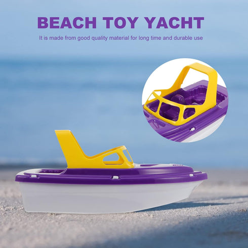 TOYANDONA Boat Bath Toy, Toddler Toys Bath Toys, Plastic Speed Boat Bath Toy, Sailing Boat Floating Toy Fun and Educational Bath Toys for Toddlers...