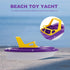 TOYANDONA Boat Bath Toy, Toddler Toys Bath Toys, Plastic Speed Boat Bath Toy, Sailing Boat Floating Toy Fun and Educational Bath Toys for Toddlers...