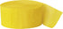 Yellow Crepe Crepe Paper Roll Streamer - 81 ft (Pack Of 1) - Perfect For Parties, Decorations & Events...