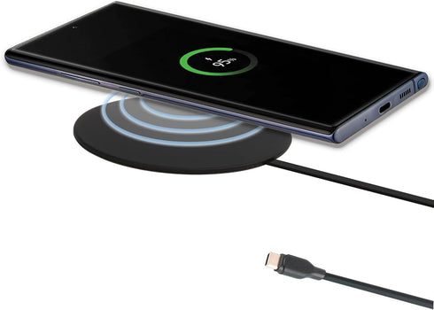 Ultra Slim Wireless Charging Pad for Phones by It’s Just Smart, Fast Charger for iPhone 15 14, Samsung S24 S23, Google Pixel 8 Pro, Android Phones...