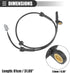 Motoforti Front Right ABS Sensor, Wheel Speed Sensor, for Nissan Sentra 2009-2012, Plastic, NO.47910ZT00A/47910ET000, Black...