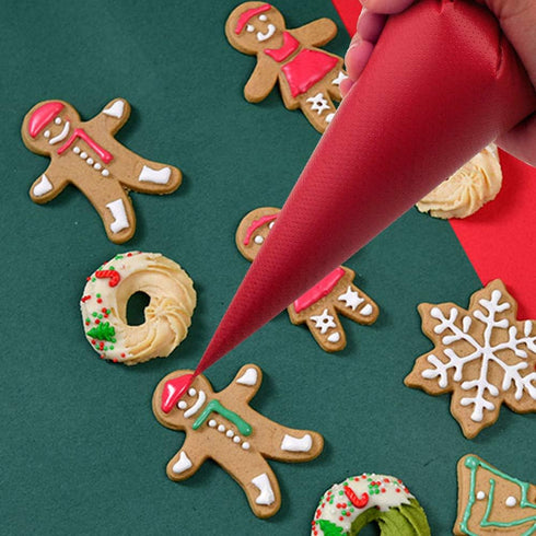 Tipless Piping Bags - 100pcs 12-Inch Disposable Piping Pastry Bag for Royal Icing/Cookies Decorating - Best Frosting Icing Bags Cookie/Cake Decora...