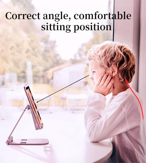 Cell Phone Stand for Angle Height Adjustable Desk Sturdy Aluminum Metal Phone Holder for iPhone,iPad, Mobile Phone, All Android Smartphone,Desktop...