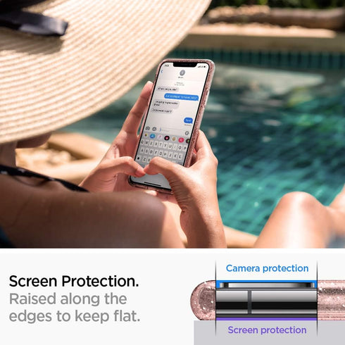 Spigen Liquid Crystal Glitter Designed for iPhone 11 Case (2019) - Rose Quartz...