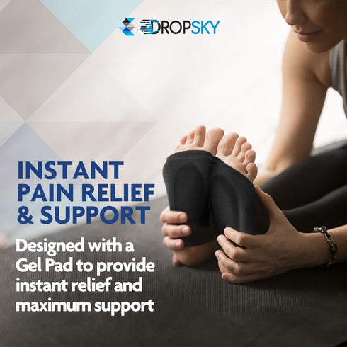 Arch Support, Flat Feet Arch Support Women and Men- Plantar Fasciitis Support Brace, Compression Arch Supports- Foot Arch Support for Flat Feet an...