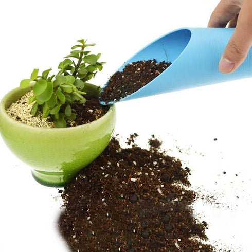 Black Bonsai Soil Scoops,Plastic Garden Soil Scoops,Colorful Gardening Tools Potting Scoopers Bucket Shovel for Flower Planting,Bonsai,Potting Gar...