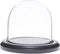 Plymor 3" x 3" Glass Display Dome Cloche (Black MDF Wood Base)...