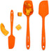 Chef Series 3 Piece Silicone Spatula Set - 600°F Heat Resistant Non Stick Rubber Kitchen Scraper Spatulas for Cooking, Baking, and Mixing – BPA Fr...