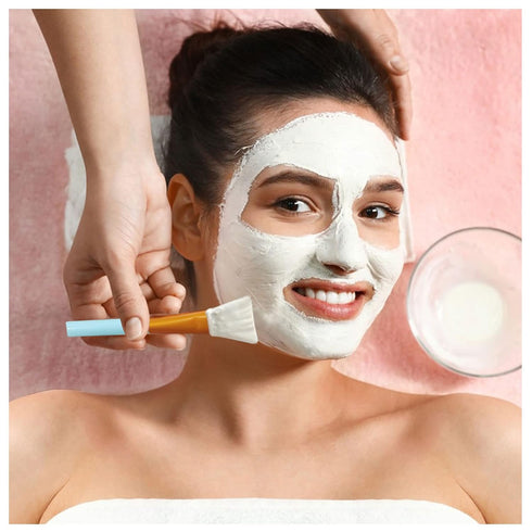 Wishlotus 2Pcs Silicone Face Mask Brush, Reusable Facial Brushes Applicator for Applying Skin Care Products, Face Care Makeup Skincare Supplies To...