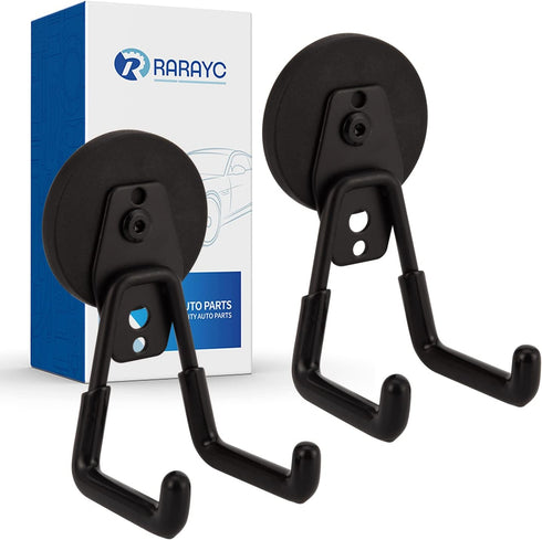 2 Pcs Magnetic Hook Heavy Duty, Strong Magnet Hooks for Garage Tools Hose Rope Electric Drill...