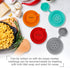 Sophico Small Salt and Pepper Shakers Set with Moisture Proof Sinlicone Lids, 4.5oz Mini Spice Shaker to go for Camping Travel Picnic Lunch Boxes ...