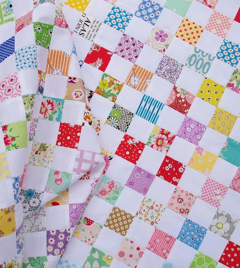 8" x 8" 50PCS Quilters Cotton Fabric Squares Bundles for Sewing Quilt Potholders DIY& Quilting Beginners...