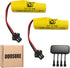 2 pcs 3.7V 14500 500mAh Batteries with 4 in 1 SM2P Charger for C2 D828 E35 DE38 DE40 DE50 DE55 TB202 TM141 Double Sided RC Stunt Car Small Tumblin...