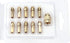 Drill Collet, 11pcs 4-jaw Copper Drill Chuck Collet Set for Mini Electric Power Drill Grinder Rotate Tool 0.5-3.2mm...