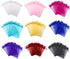Boshen 100/200PCS Organza Gift Candy Sheer Bags Mesh Jewelry Pouches Drawstring Bulk for Wedding Party Favors Christmas (3" X 4"(100PCS), Teal Blu...