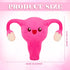 Uterus Plush Toy - Funny Stuffed Organ for Women, Anatomy Educational Gift & Party Decor (Uterus Style)...