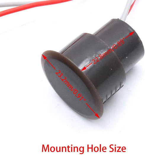 RC-36 NC+NO Recessed Security Window Door Contact Sensor Alarm Magnetic Reed Switch 2 Sets...