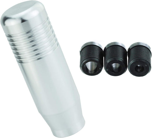Abfer Short Shift Knob Car Gear Shifter Knobs Metal Shifting Stick Lever Handle Replace Fit Most Automatic Manual Transmission Vehicle (Silver)...