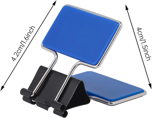 Retangle Medium Paper Clips?Binder Clips, Easy Grip, Assorted Color, Office Supplies?8 Pcs/Set...