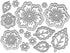 Metal Flowers Cutting Dies for Card Making, Symmetry Pattern Floral Leaf Die Cuts Spring Flowers Dies Embossing Tool for Scrapbooking DIY Craft Ph...