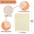 YQL Spice Bags for Cooking,30PCS 3x4 Inch Muslin Bags with Drawstring Tea Filter Bags Cheesecloth Bags for Straining Reusable Natural Cotton Sache...